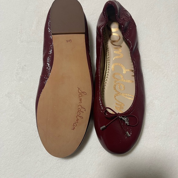 Sam Edelman Dark Red Ballet Flats - Picture 2 of 4
